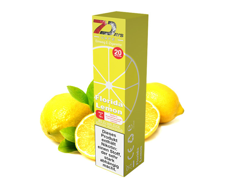 7Days Vape E-Shisha - Florida Lemon