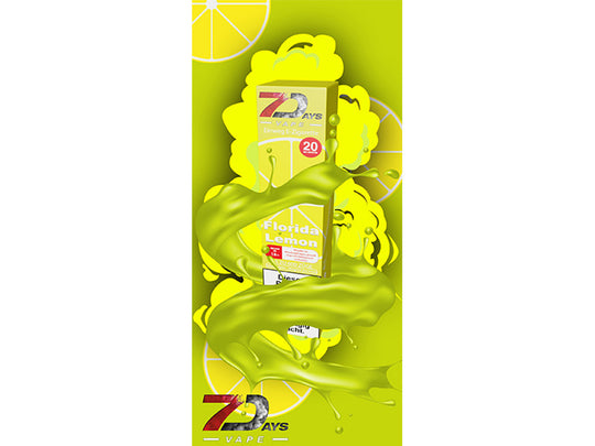 7Days Vape E-Shisha - Florida Lemon