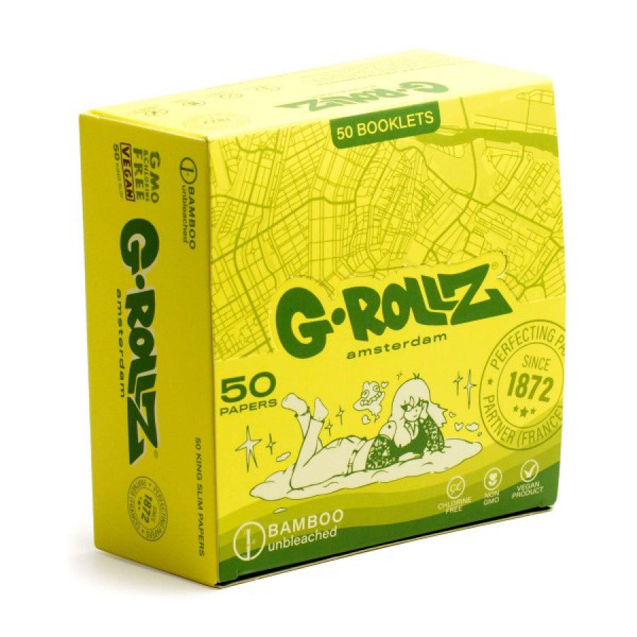Bamboo Unbleached King Size Papers | G-ROLLZ
