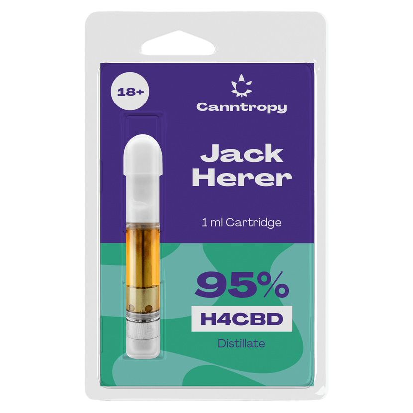 H4CBD Kartusche Cartidge Jack Herer 95% 1ml Canntropy