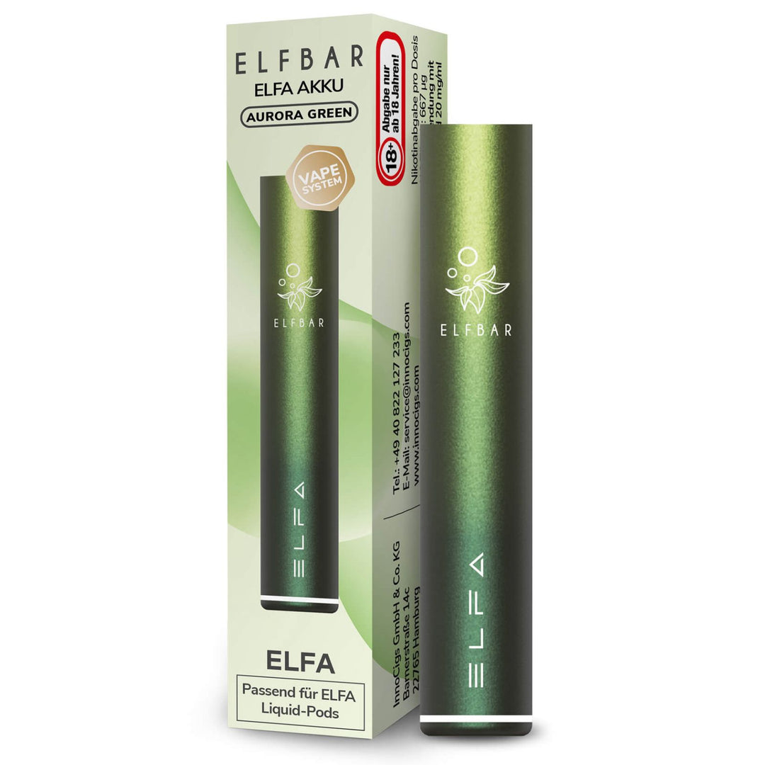 Elf Bar Elfa Basisgerät in Aurora Grün günstig kaufen