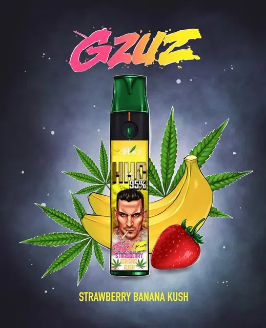GZUZ HHC Vape Strawberry Banana Kush 0.5ml günstig kaufen