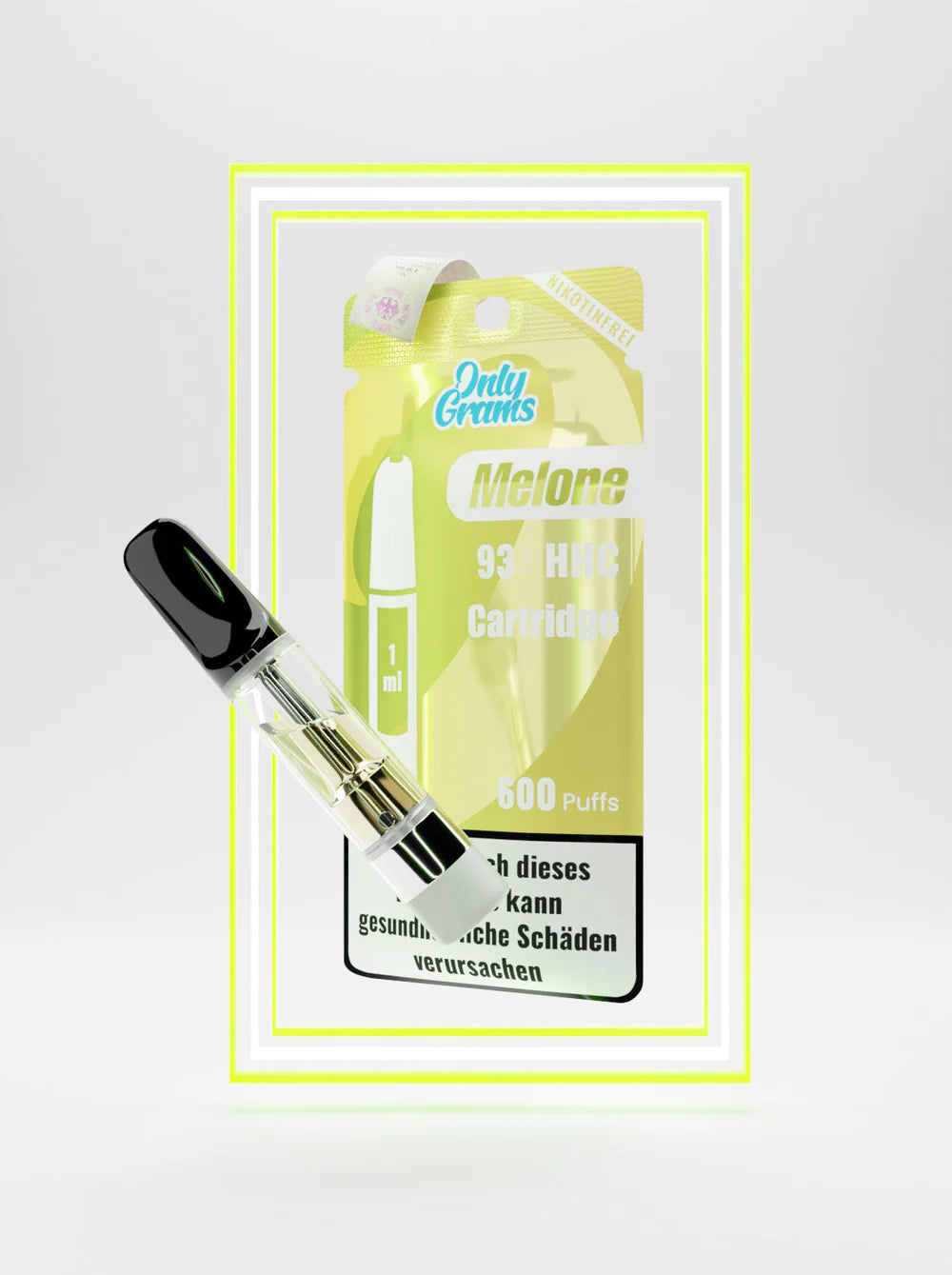Only Grams HHC Vape Pen Cartridge | MELON | 93% | 1ml