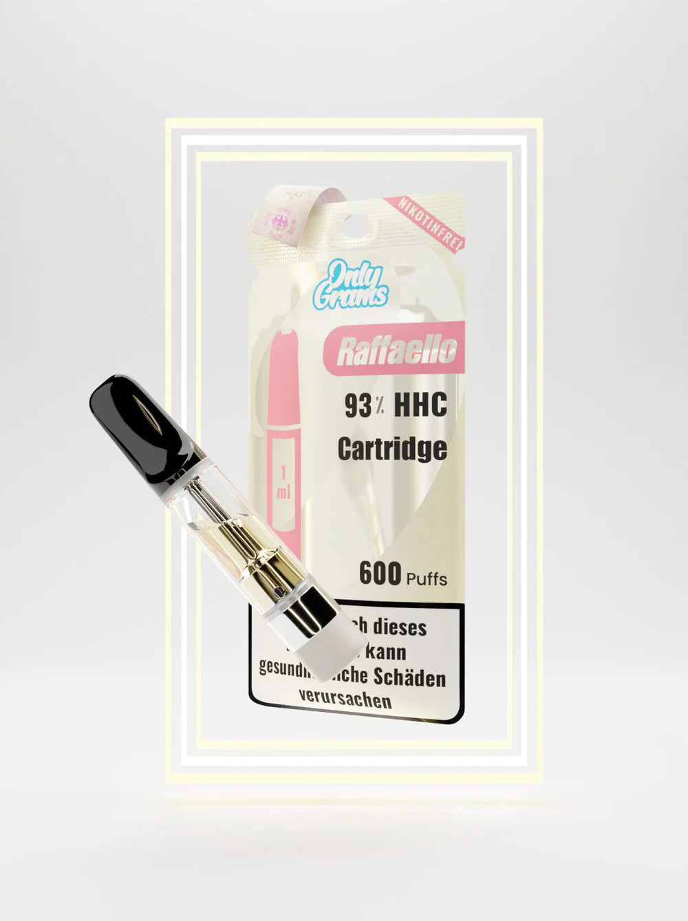 Only Grams HHC Vape Pen Cartridge | RAFFAELLO | 93% | 1ml