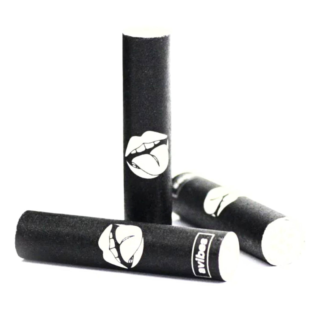 avibes® 50 x Aktivkohlefilter Slim 6mm | Sick Lips Edition