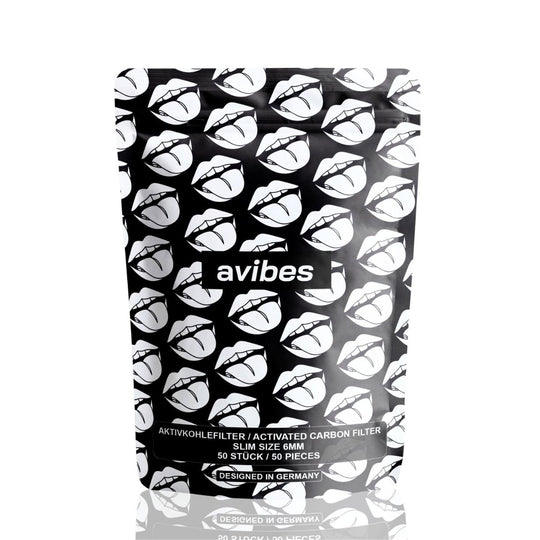 avibes® Aktivkohlefilter Slim 6mm 50 stück2