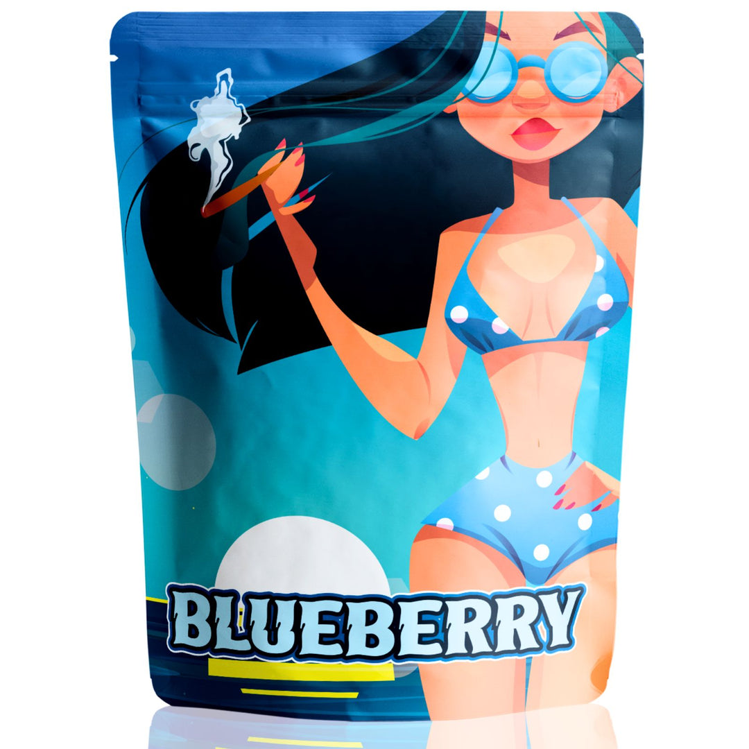 blueberry cali mylar pack bag tüte
