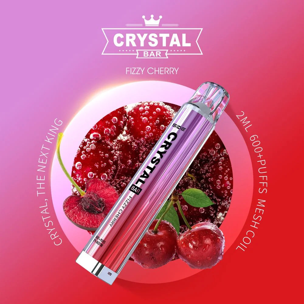 Crystal Bar Vape - Fizzy Cherry