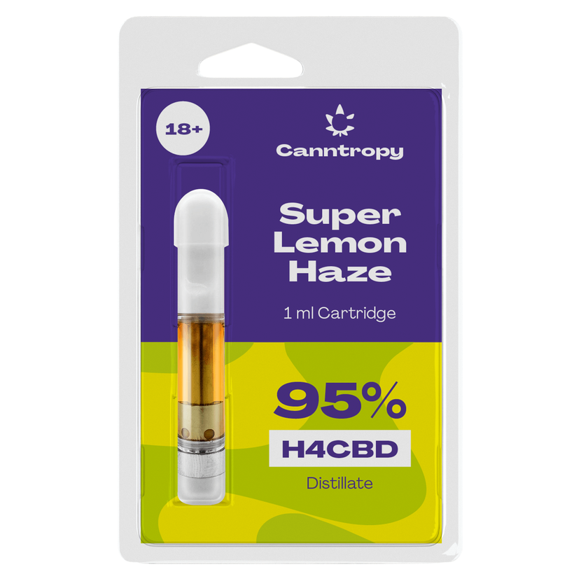 H4CBD Kartusche Cartridge Super Lemon Haze 95% 1ml Canntropy