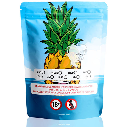 pineapple express mylar pack cali bag hhc cbd thc thcp h4cbd edibles tüte cannabis weed 2