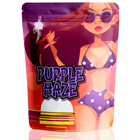 purple haze cali pack mylar bag cbd hhc thcp thc edibles tüte cannabis weed