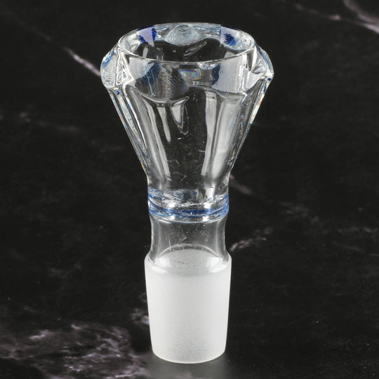 Bong-Kopf Glas-Kopf Flutschkopf Diamant/Trichterform 18.8mm Schliff