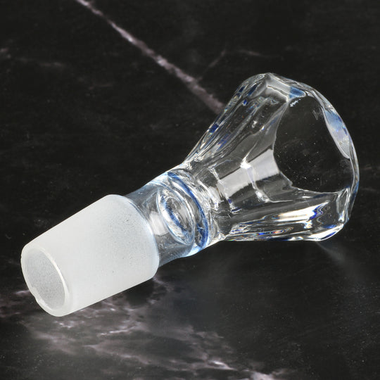 Bong-Kopf Glas-Kopf Flutschkopf Diamant/Trichterform 18.8mm Schliff 3