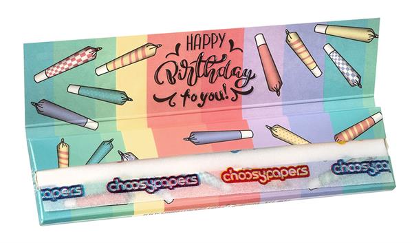 Happy Birthday King Size Slim Papers | Choosypapers