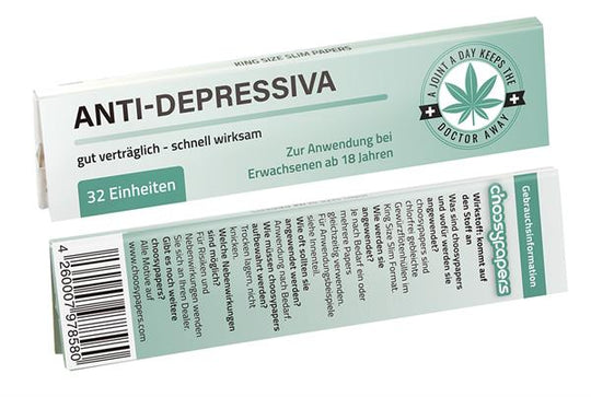 Anti-Depressiva King Size Slim Papers | Choosypapers