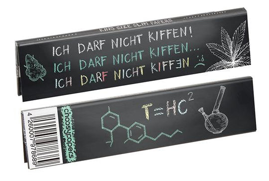 Ich darf nicht kiffen King Size Slim Papers | Choosypapers