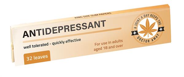 Antidepressant King Size Slim Papers | Choosypapers