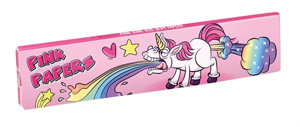 Puking Unicorn King Size Slim Papers | Choosypapers
