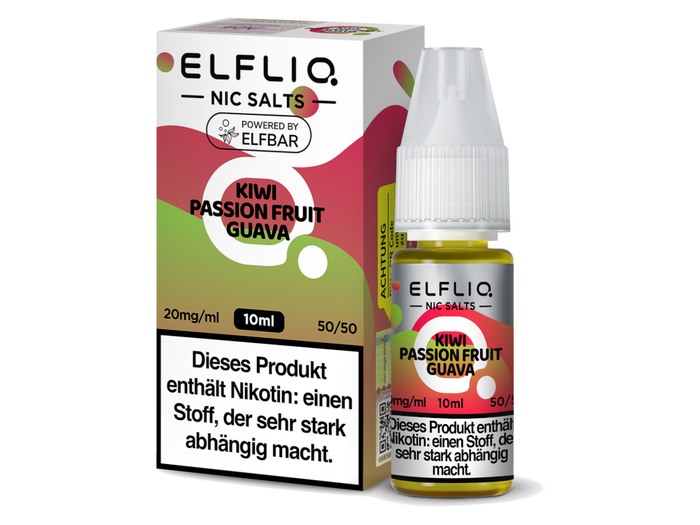 ELFLIQ | Kiwi Passion Fruit Guava | Nikotinsalz Liquid | 10ml