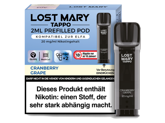 Lost Mary - Tappo Pods (2 Stück pro Packung)