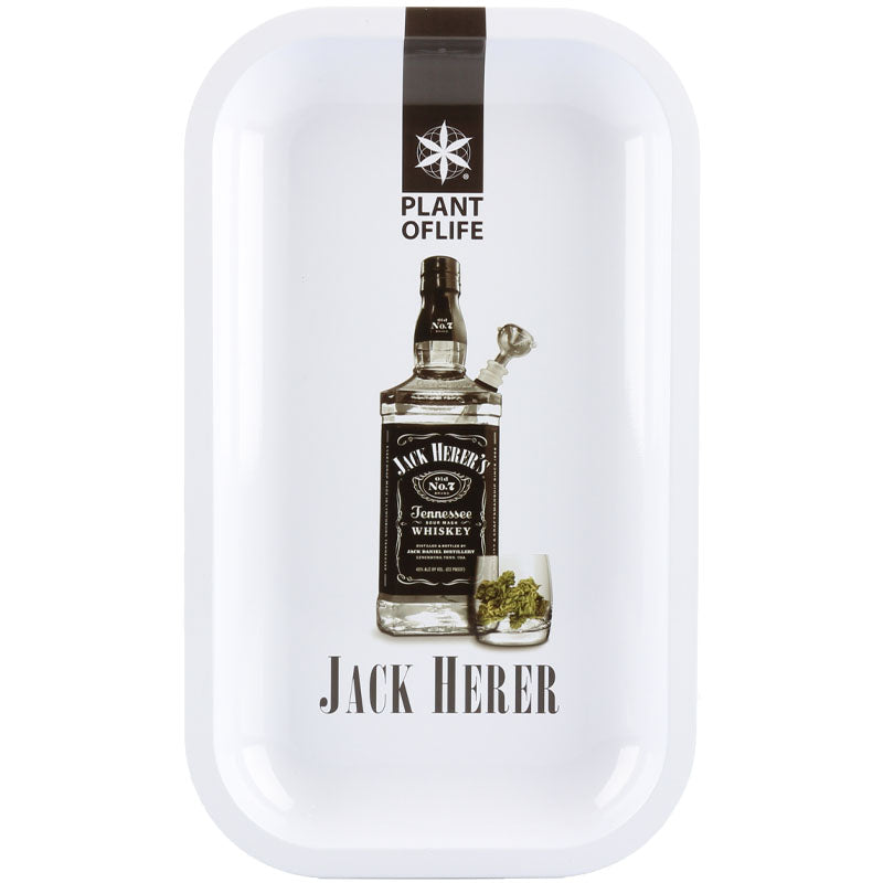 Jack Daniels Whisky Herer Rolling Tray Drehunterlage Dreh-Tablett Tee Untersetzer Schale Mischeschale