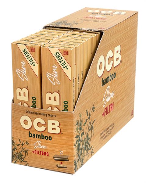 Bamboo King Size Slim Papers + Filtertips OCB