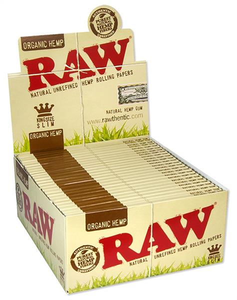Organic King Size Slim Papers RAW