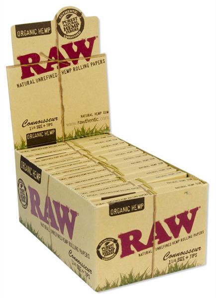 Organic Connoisseur 1 1/4 Papers + Filtertips RAW