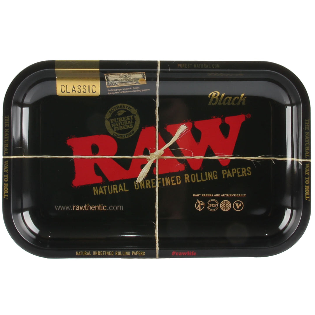 Rolling Tray Drehunterlage Dreh-Tablett Mischeschale RAW RAWlife Classic Black