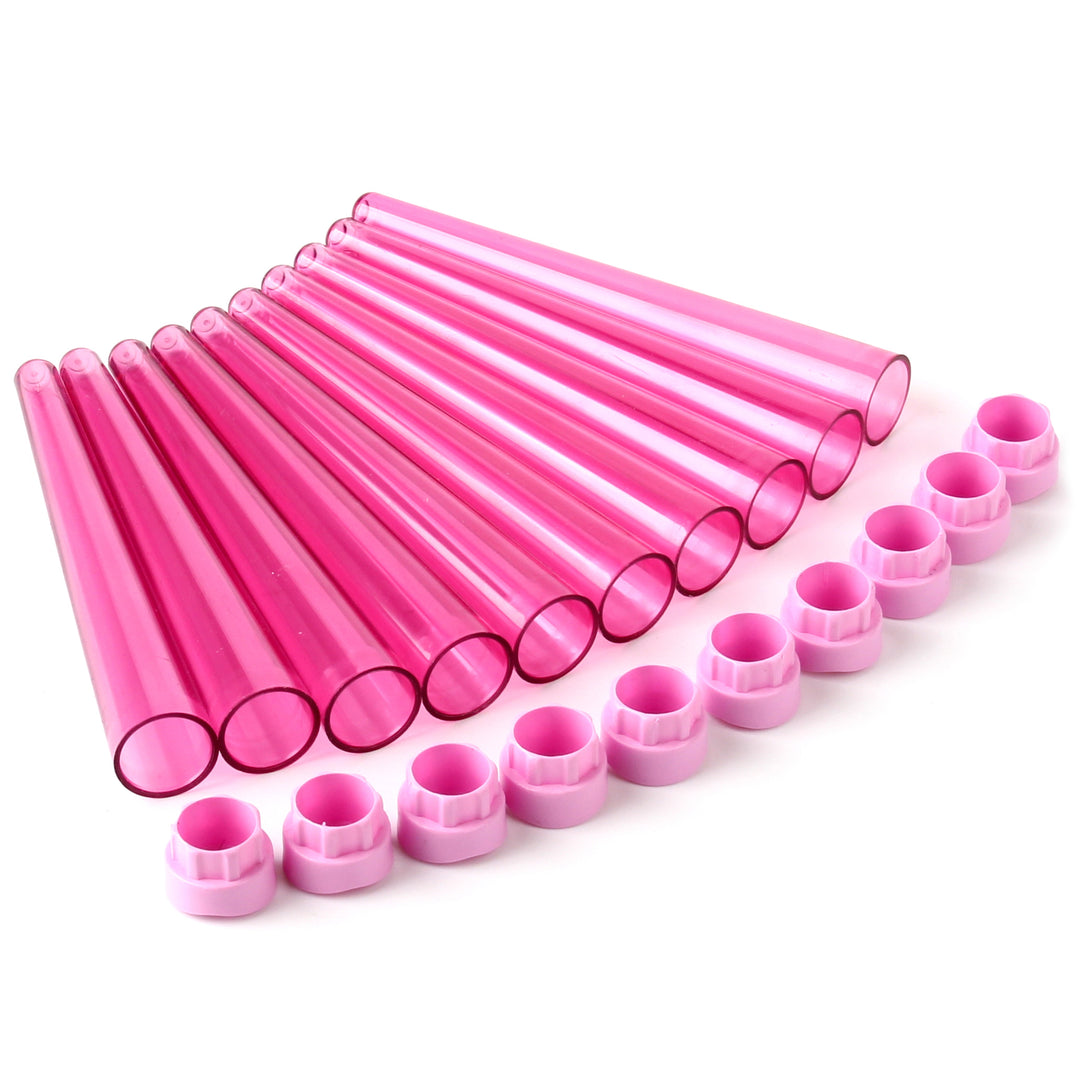 10 x Futurola Joint Hüllen Case J Tube Hülsen in Pink Rosa
