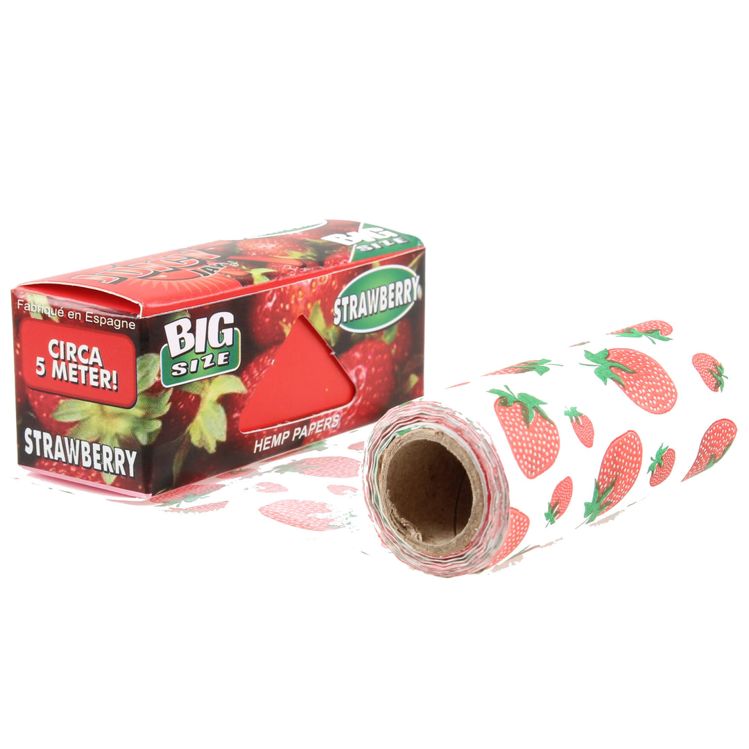 Strawberry Erdbeere Juicy Jay Rolls Papers rolle 5m