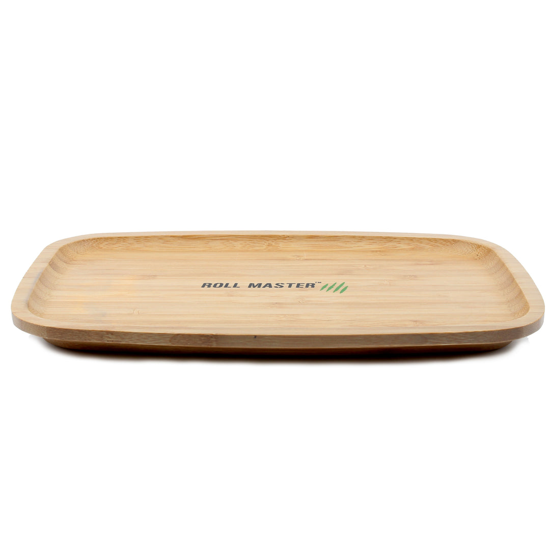 Rolling Tray Drehunterlage Dreh-Tablett Mischschale aus Bambus Holz von Rollmaster 2