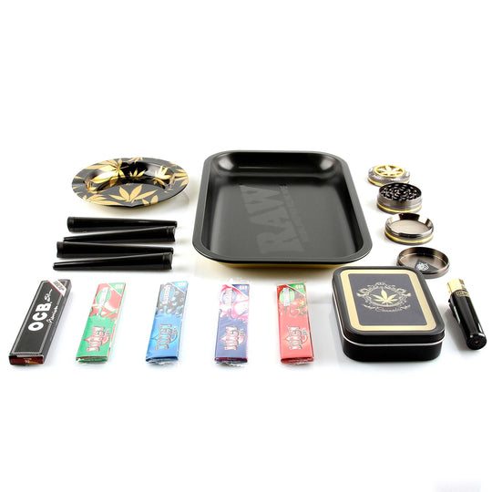 avibes Rolling Tray Set Bundle Kiffer Loot Box Starter Kit RAW 3