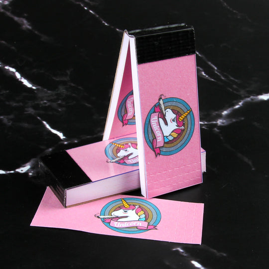 Rolling Tray Set Bundle Kiffer Starter Kit Pink Rosa Rainbow Unicorn 6